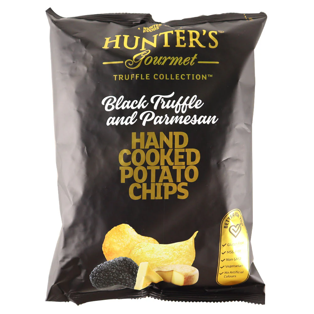 ハンターズ 黒トリュフ&パルメザンフレーバー ポテトチップス 125g