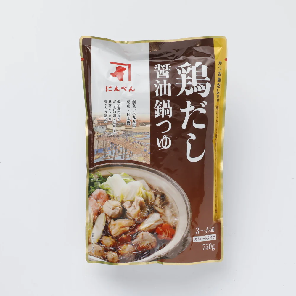 にんべん 鶏だし醤油鍋つゆ 750g