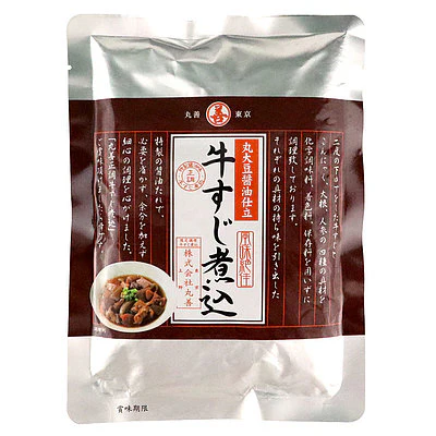 丸善牛すじ煮込正調醤油味 400g | D+2