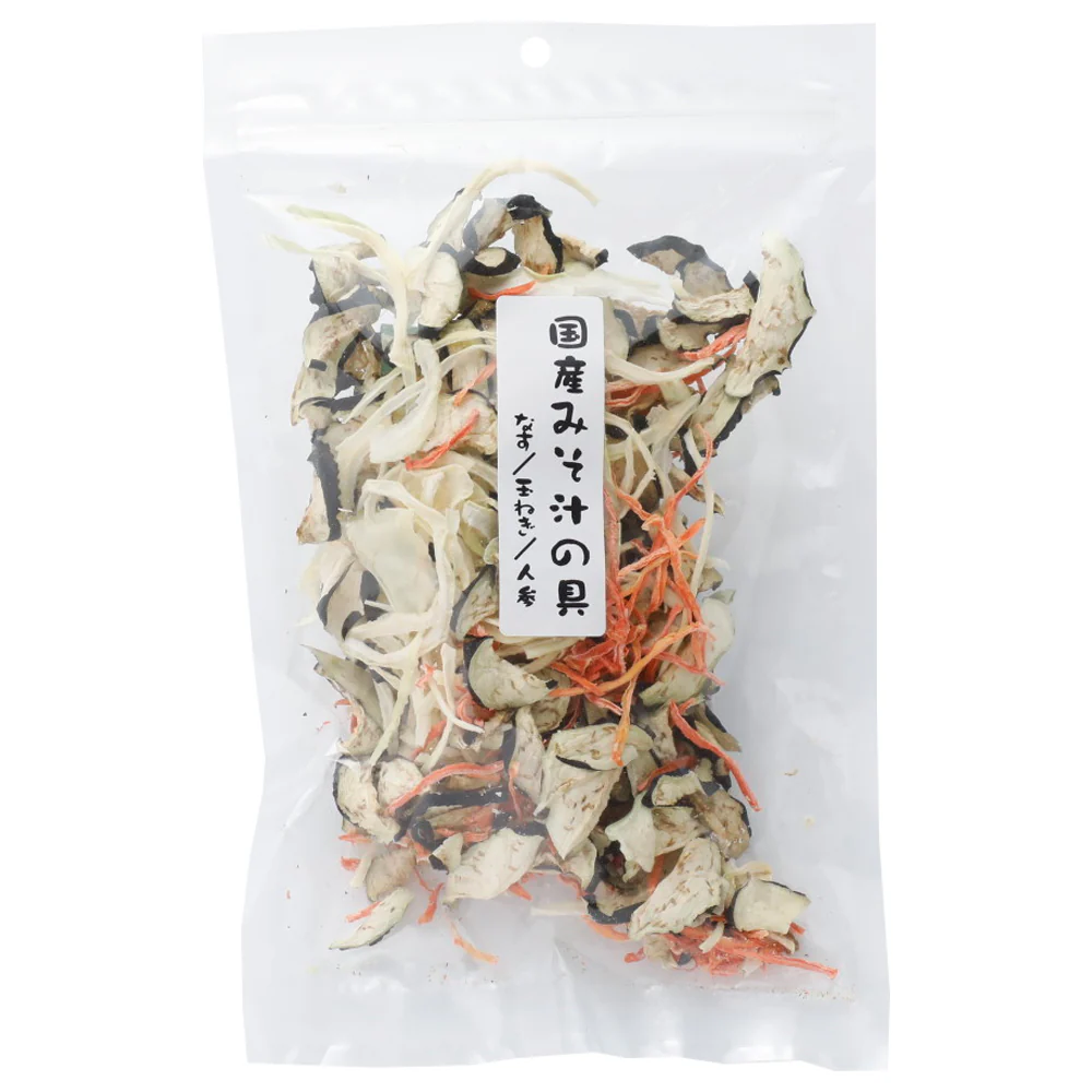 きのこ総合センター 国産乾燥みそ汁の具（なす／玉ね40g